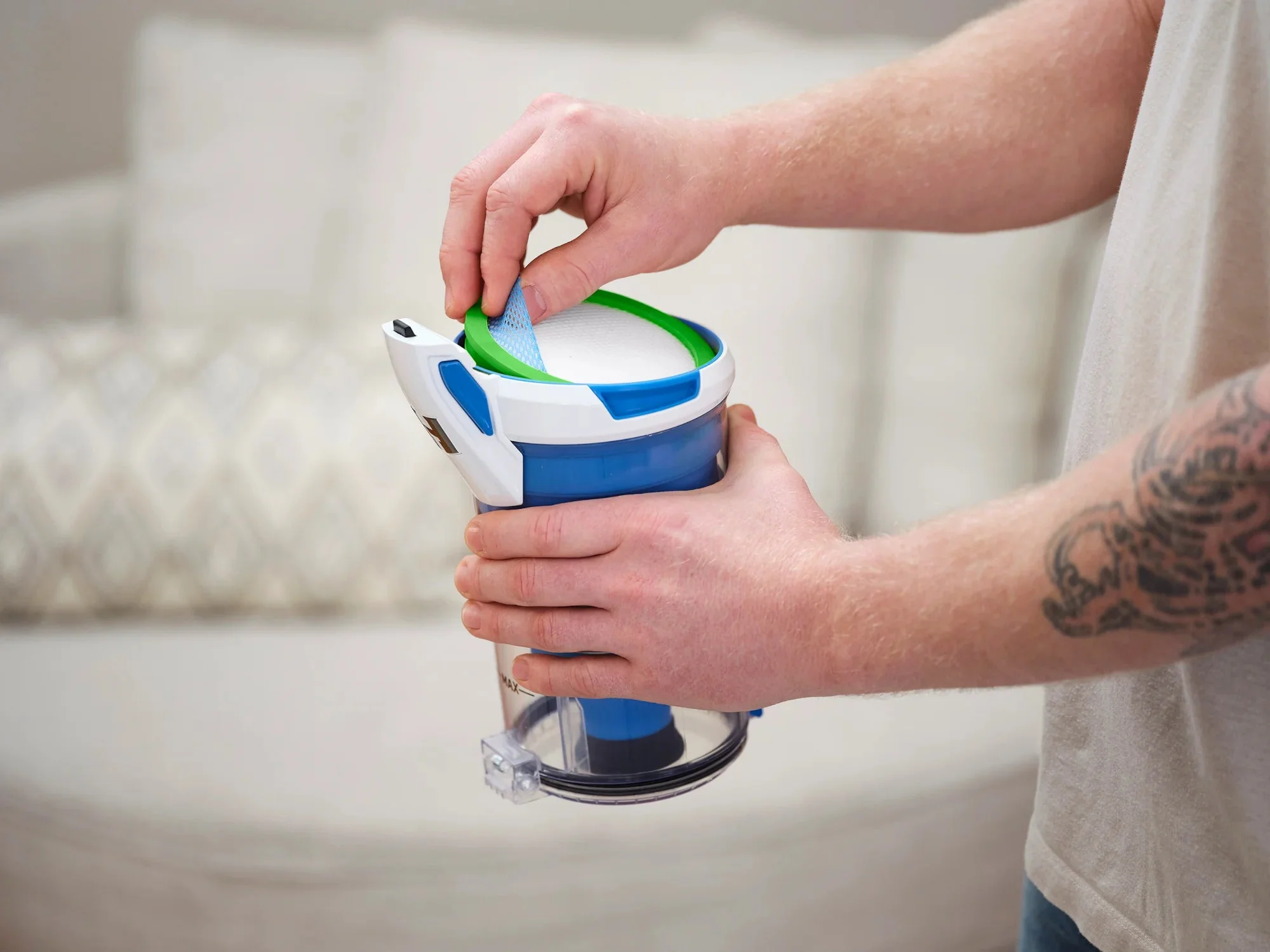 HART 20-Volt Dual Brushroll Stick Vacuum Kit With 4.0 Ah Lithium-Ion Battery - Image 12