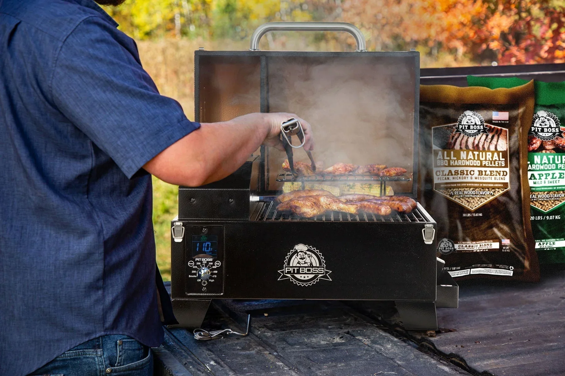 Pitboss Pit Boss Table Top Pellet Grill - Copper - Image 6