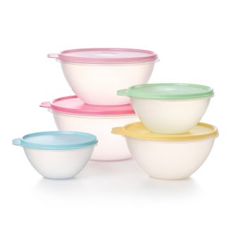 Tupperware Wonderlier 10 PC Vintage Container Set - Multi