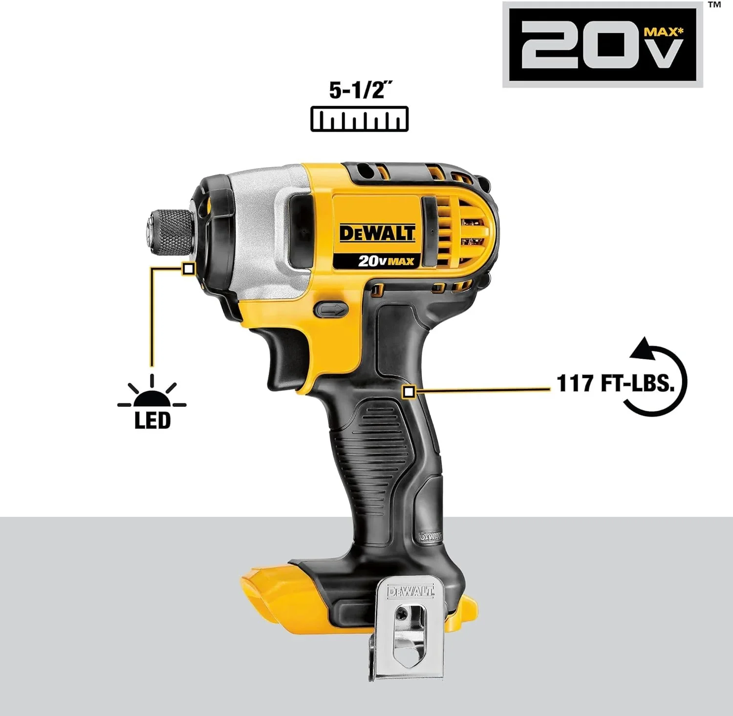 20V MAX Cordless Drill and Impact Driver, Power Tool Combo Kit with 2 Batteries and Charger - Image 6