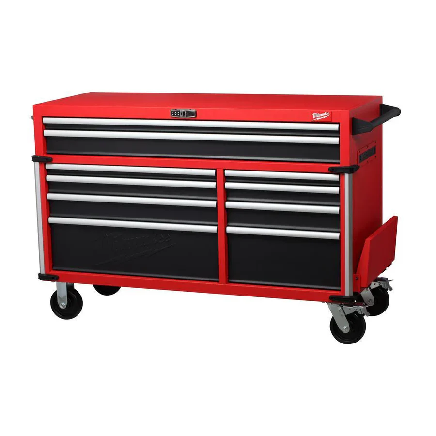 Milwaukee High Capacity 56 in. 18-Drawer Tool Chest and Cabinet Combo - Image 9