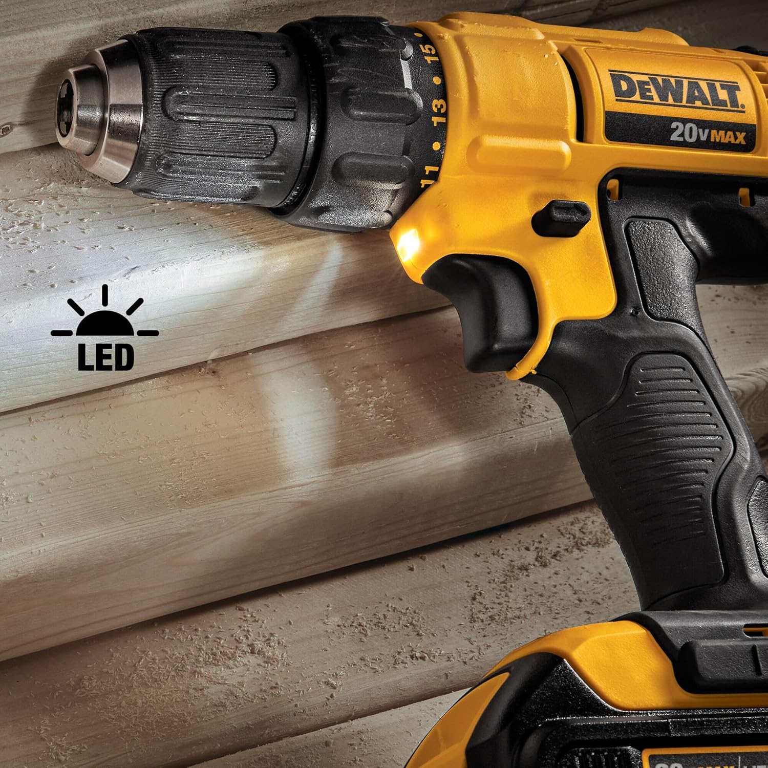 20V MAX Cordless Drill and Impact Driver, Power Tool Combo Kit with 2 Batteries and Charger - Image 2