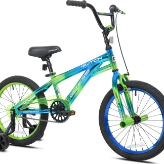 Genesis 18 Glitch Boys BMX Bike, Blue/Green