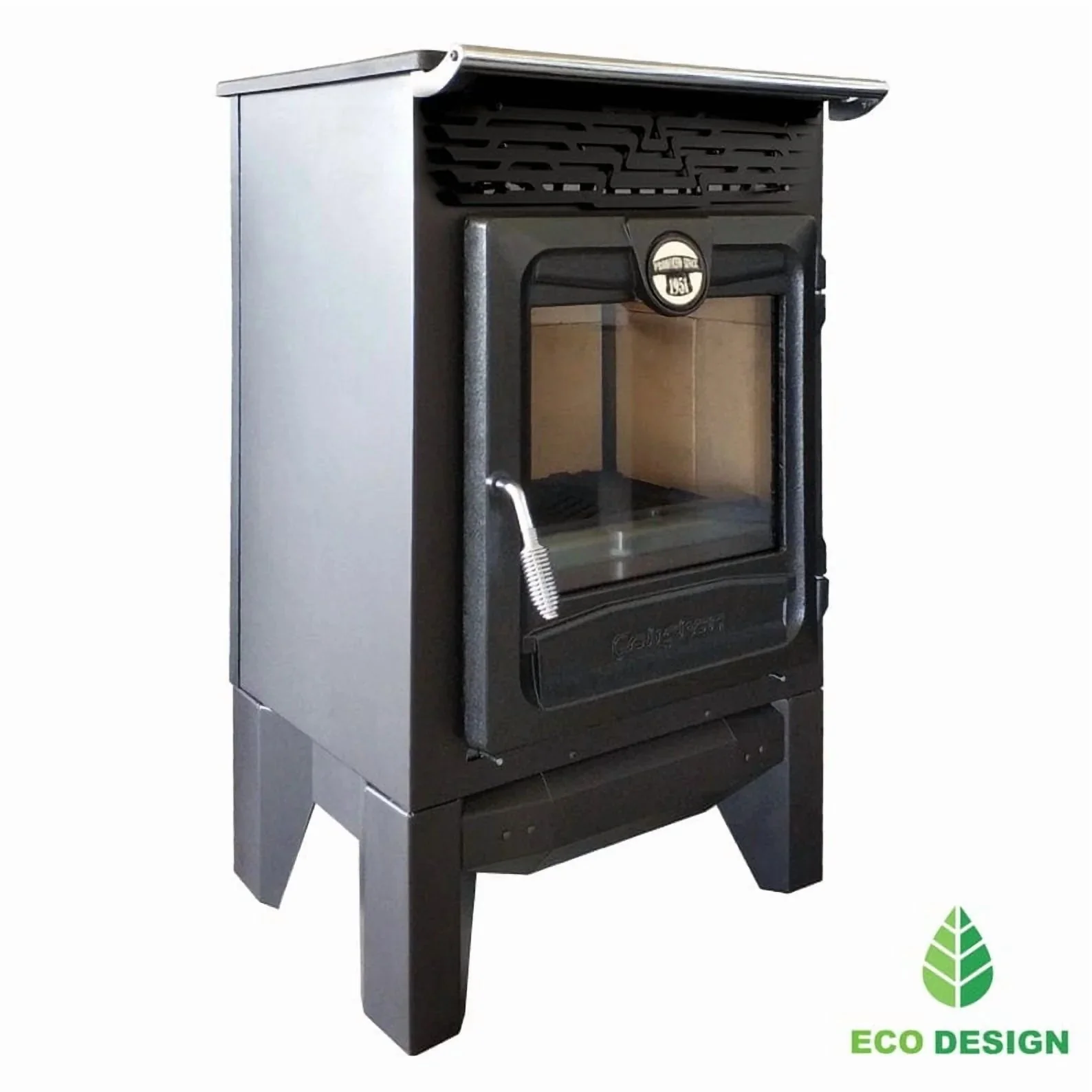 Indoor Wood Burning Cooking Stove 57cm x 55,5cm x 99,5cm, Matte Black - Stove 315 - Image 5