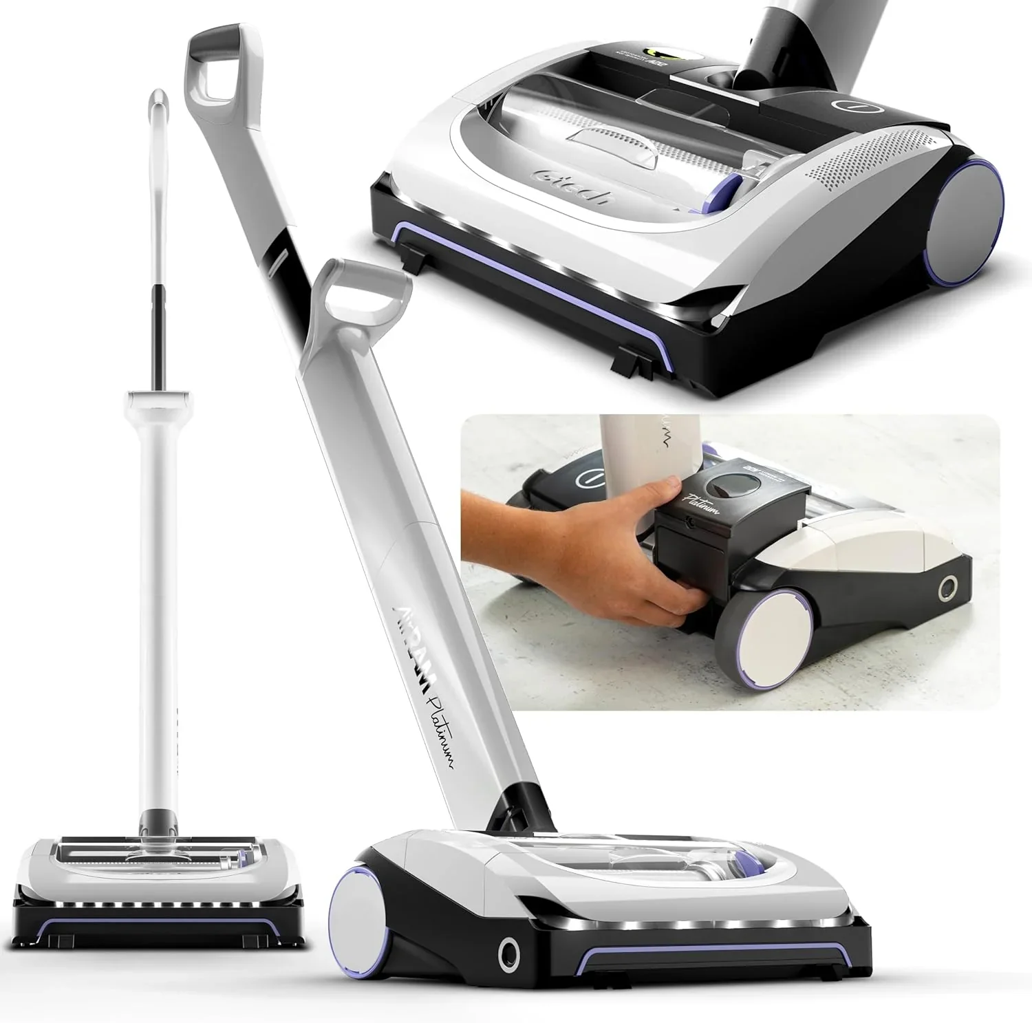 Gtech AirRAM Platinum Cordless Vacuum Cleaner With 22V Li-Ion Battery - AR46 - Image 2