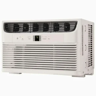 8,000 BTU Window Air Conditioner With WiFi And Remote, Multi-Speed, Eco Mode, White