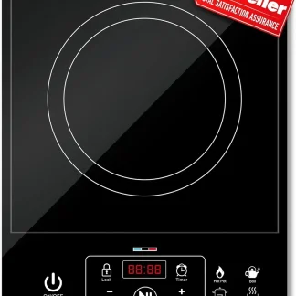 RapidTherm Portable Induction Cooktop Hot Plate, 1800W, 8 Temperature Levels