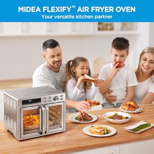 Midea Flexify French Door Air Fryer Toaster Oven Combo, 26.4 QT, 10-in-1, Stainless Steel - Image 10