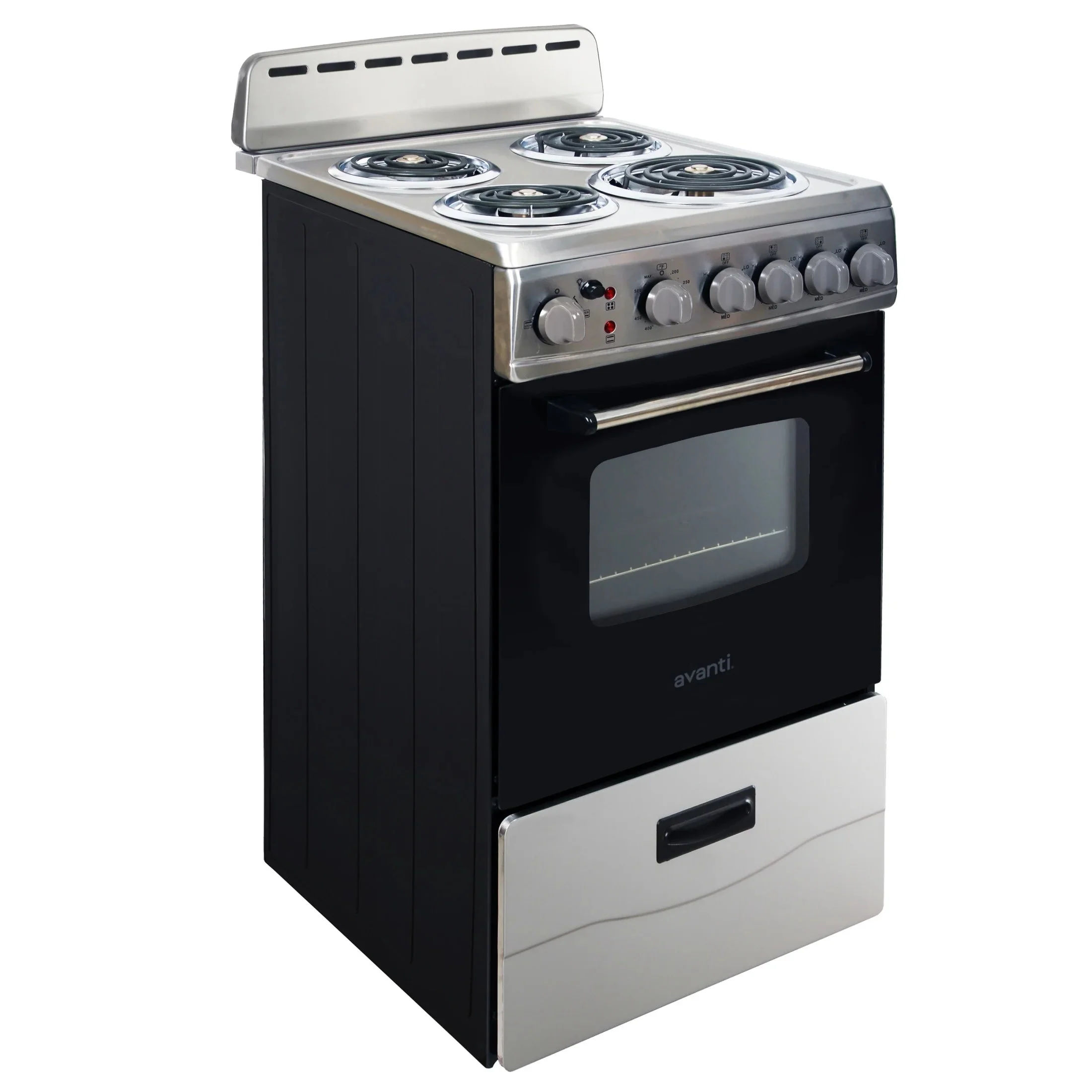 Avanti 20 Inch Freestanding Electric Range Oven, 2.1 Cu. Ft., Stainless Steel - ERU200P3S - Image 8