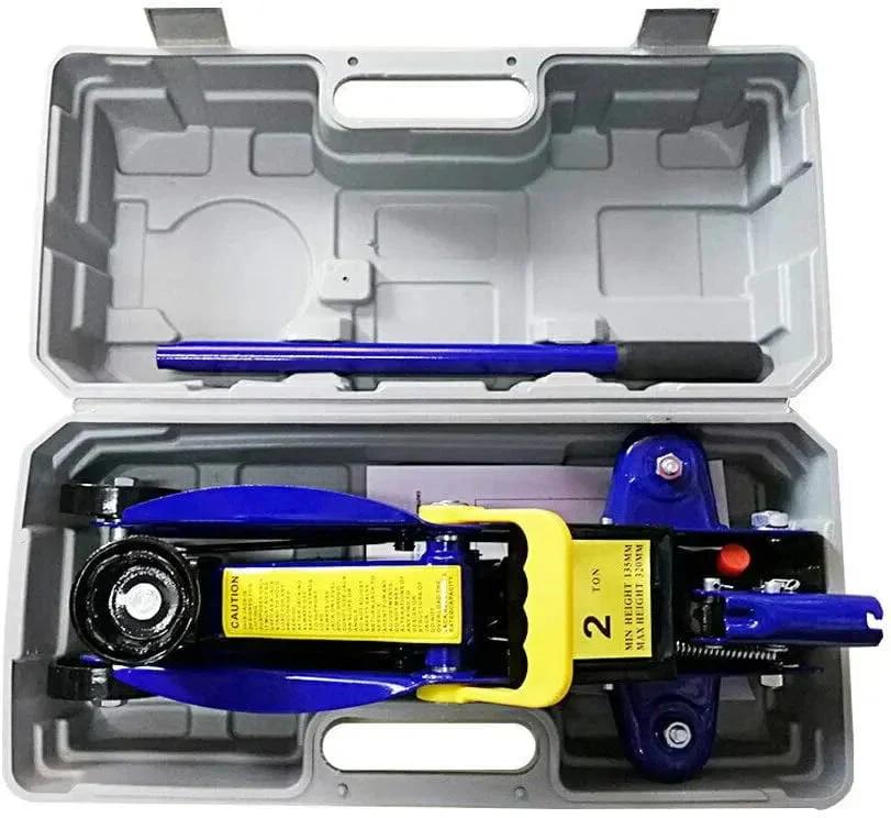 2T Floor Jack Car Trolley Jack Hydraulic Jack Quick Lift Jack with 2pcs Axle Stands 3 Ton - Image 4