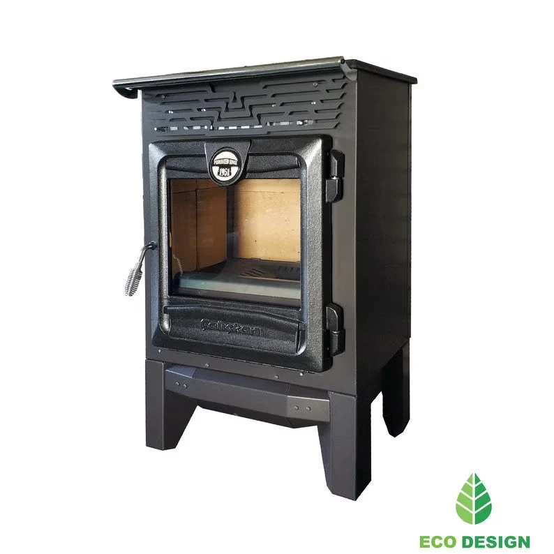 Indoor Wood Burning Cooking Stove 57cm x 55,5cm x 99,5cm, Matte Black - Stove 315 - Image 2
