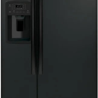 GE APPLIANCES Side By Side Freestanding Refrigerator - GSS23GGPBB