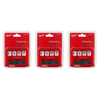 Milwaukee 16 in. Chainsaw Chain (3-Pack)