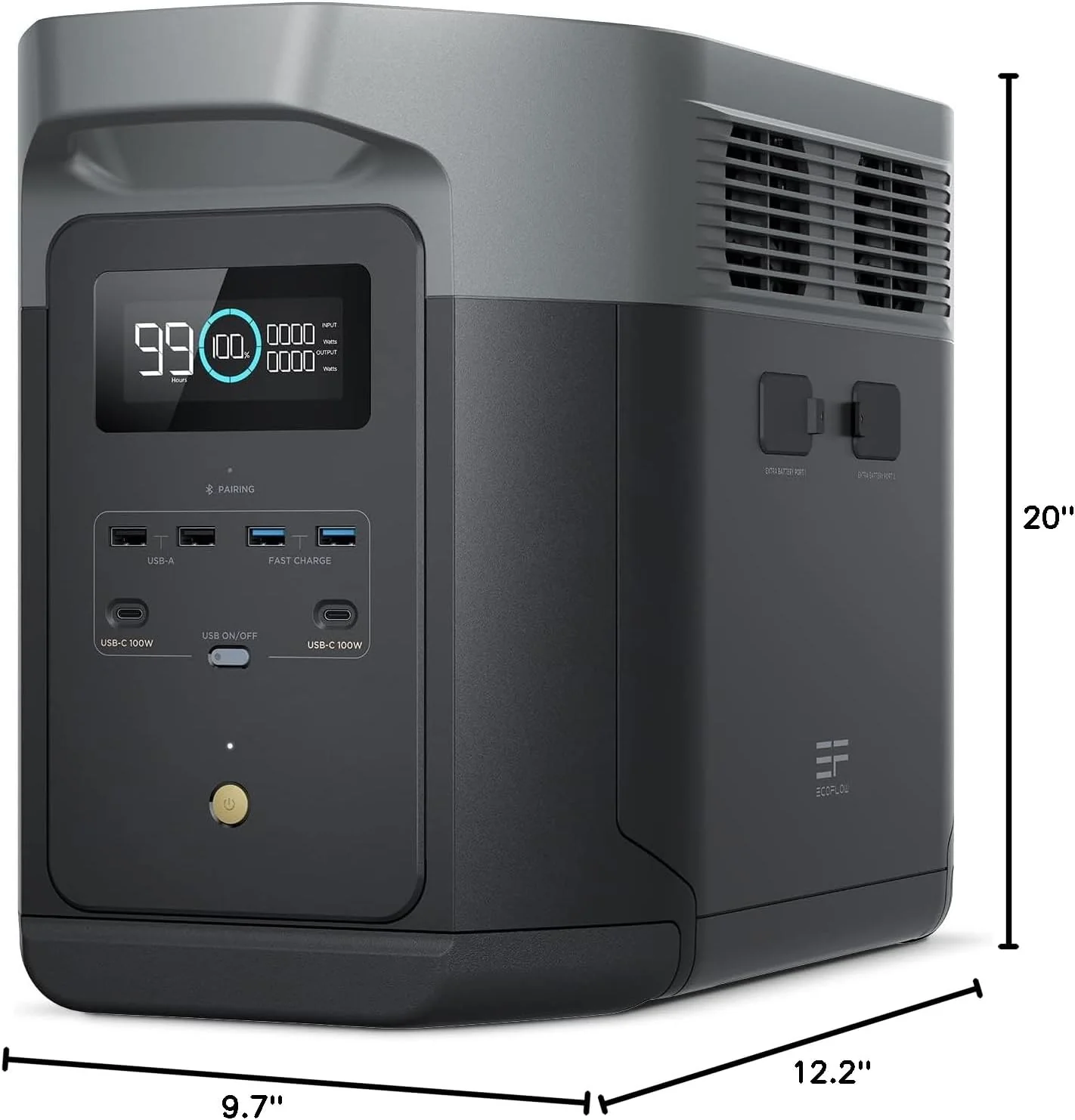 Portable Power Station Delta 2 Max – 2400W Solar Generator - Image 2
