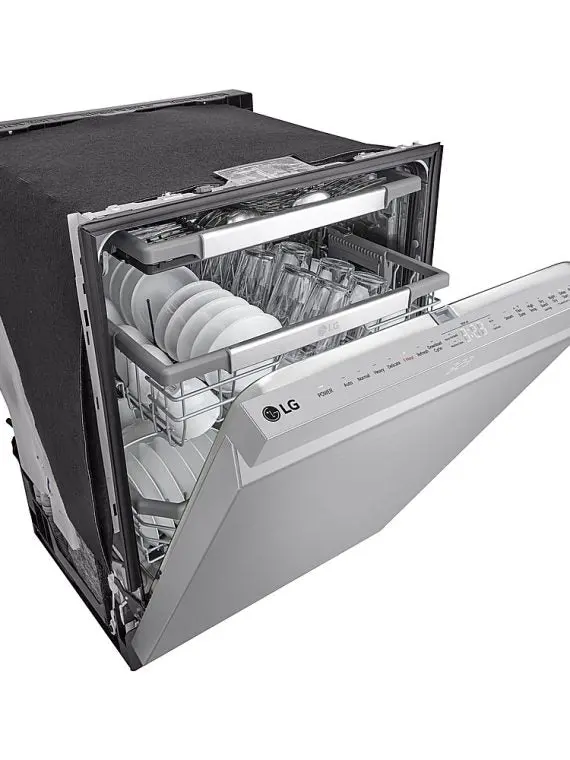 24-Inch Stainless Steel Built-In Dishwasher With Third Rack - Top Control - Image 4