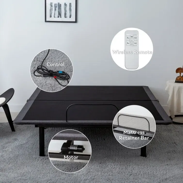 15-Inch Adjustable Bed with Wireless Remote Control - Image 5
