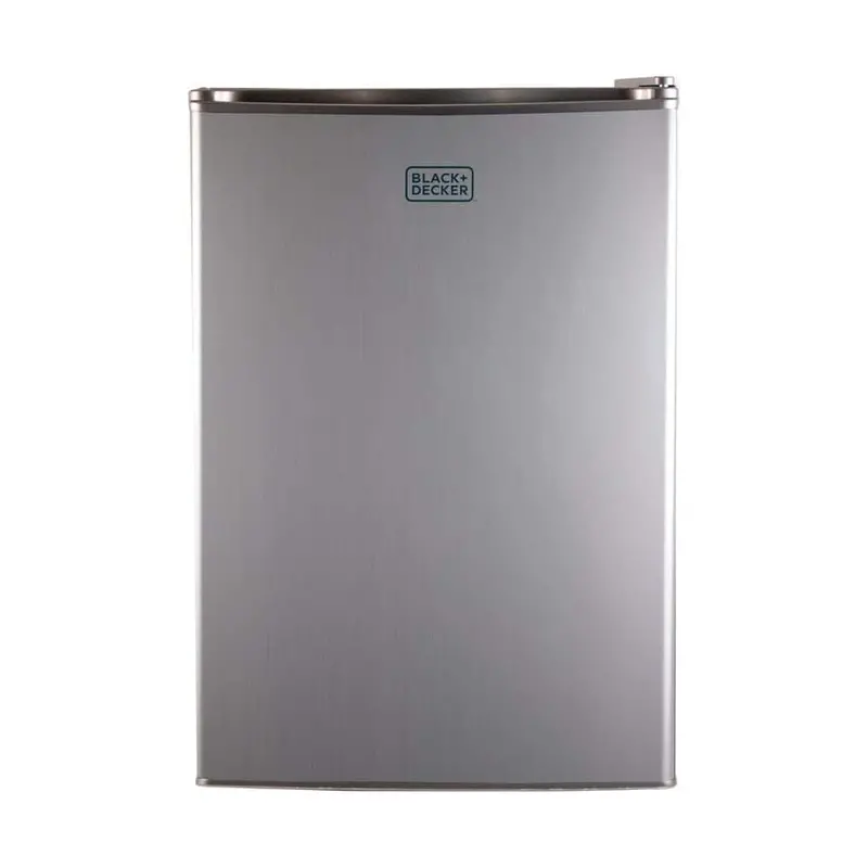 BLACK+DECKER 2.5 cu. ft. Mini Fridge With Freezer, Stainless Look - BCRK25V