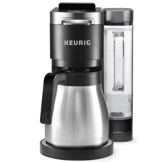 Keurig Single Serve & Carafe Coffee Maker, 60 oz Water Reservoir, 12-Cup Thermal Carafe - K-Duo Plus