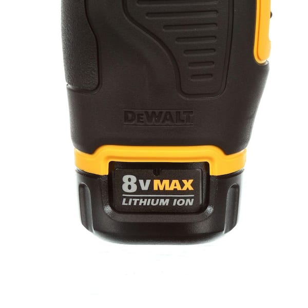 8V MAX Cordless Gyroscopic Screwdriver with Adjustable Handle. (2) 1.0Ah Batteries. Charger. and Bag - Image 9