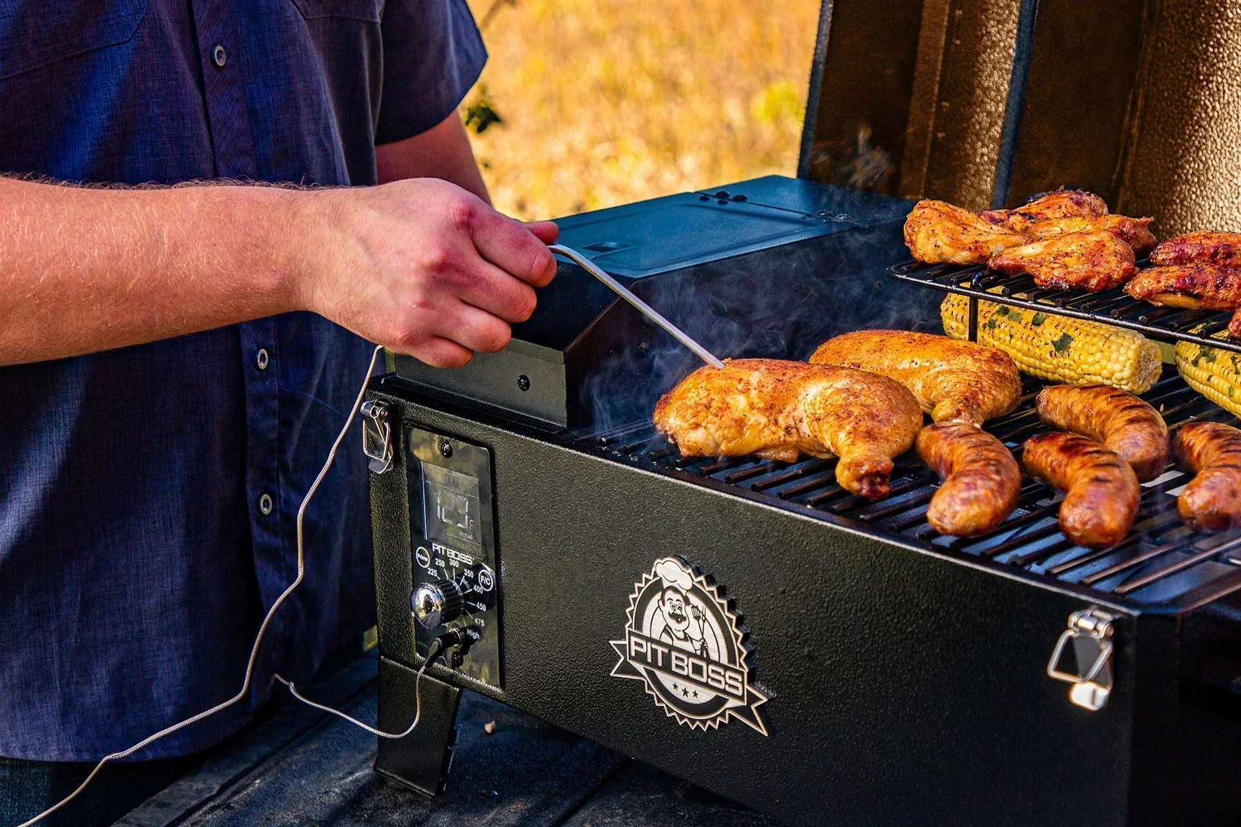 Pitboss Pit Boss Table Top Pellet Grill - Copper - Image 5
