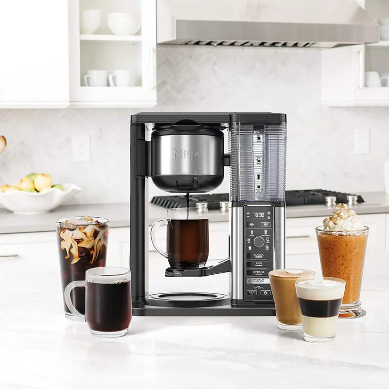 Ninja Specialty Coffee Maker, 50-Oz Glass Carafe, Black/Stainless Steel - Image 3