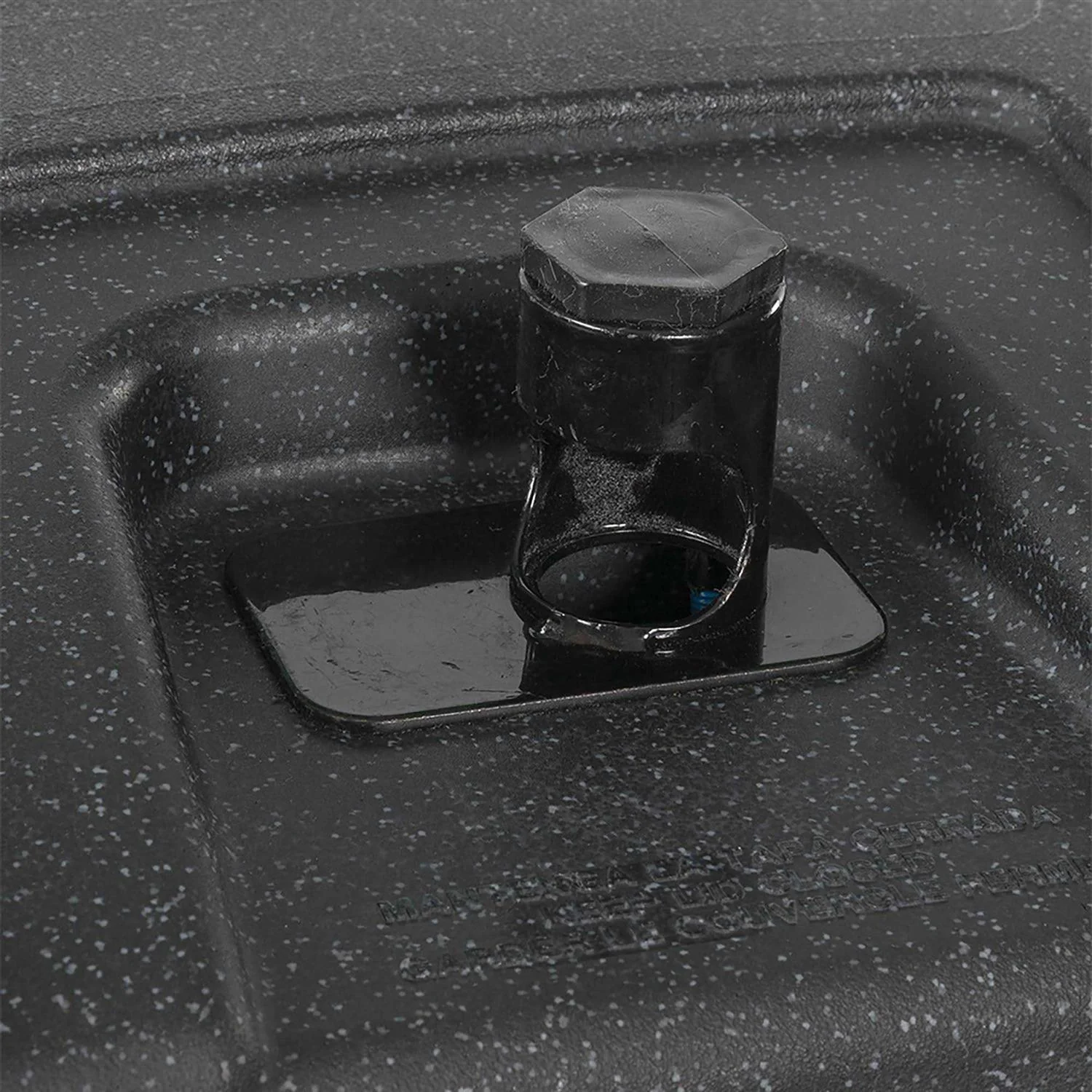 Toter Wheeled Trash Can, 96 Gallon, Black - Image 5