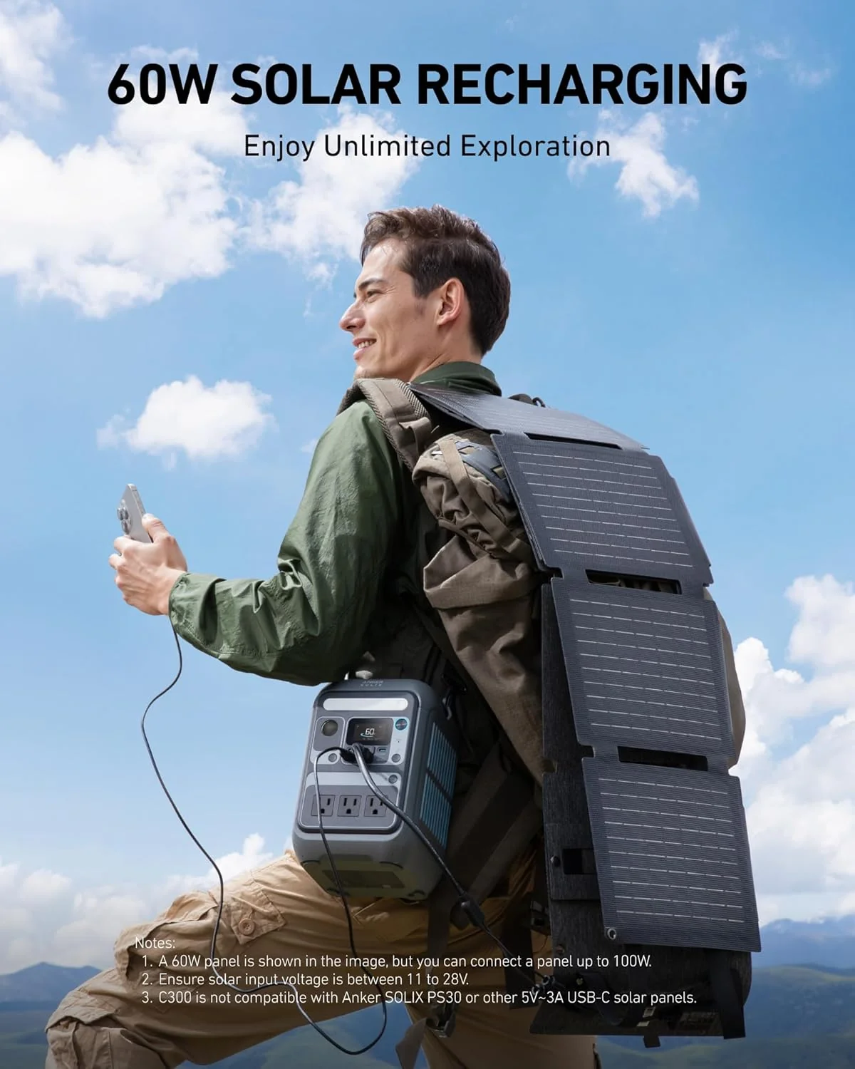 288Wh Portable Power Station - Model C300 - Image 10