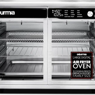 Gourmia French Door Air Fryer Toaster Oven, 37 Qt - GTF3588S