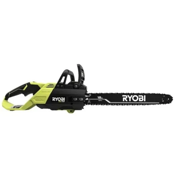 Ryobi 18 40V Cordless Chainsaw Kit with Battery & Charger, Green - Image 4