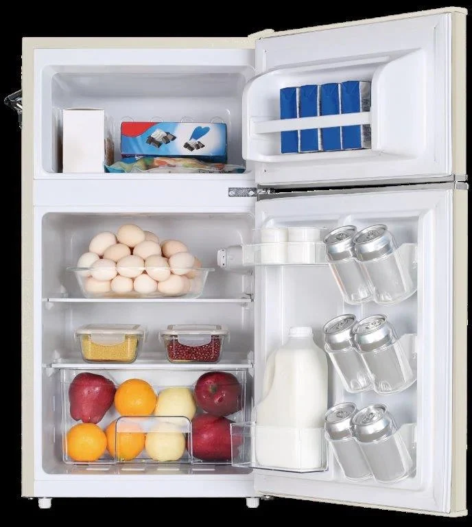 Frigidaire 3.1 Cu. Ft. 2-Door Retro Compact Refrigerator With Built-In Side Bottle Opener - Cream - Image 10