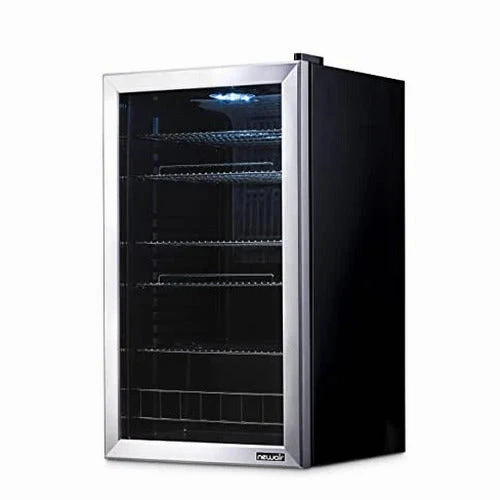 NewAir Beverage Refrigerator Cooler, 126 Cans, 3.4 Cubic Feet, Stainless Steel - AB-1200 - Image 4