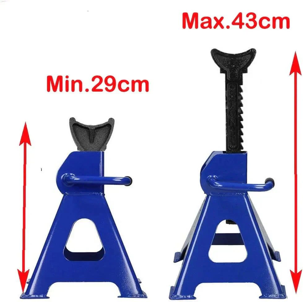 2T Floor Jack Car Trolley Jack Hydraulic Jack Quick Lift Jack with 2pcs Axle Stands 3 Ton - Image 6