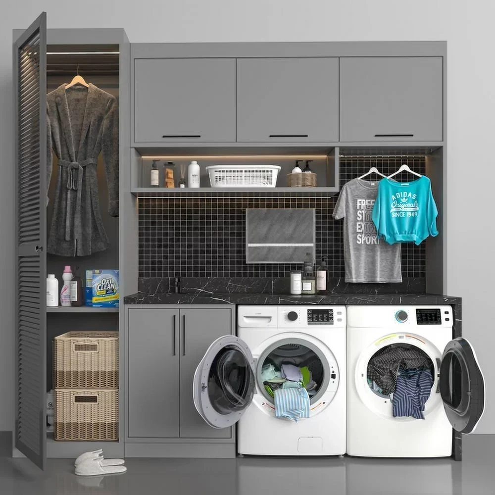 KoolMore Front Load Electric Dryer, 8 Cu. Ft., White, 240V - Image 10