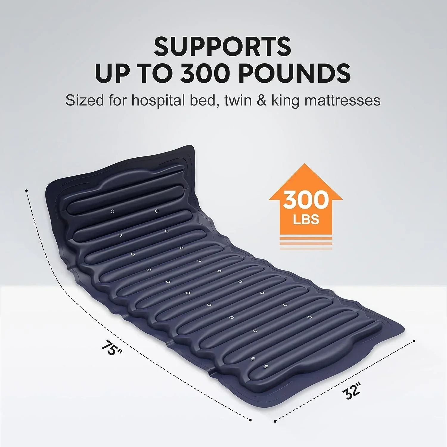 Alternating Air Pressure Mattress With Micro-Ventilation Holes And Electric Quiet Pump System - Image 5