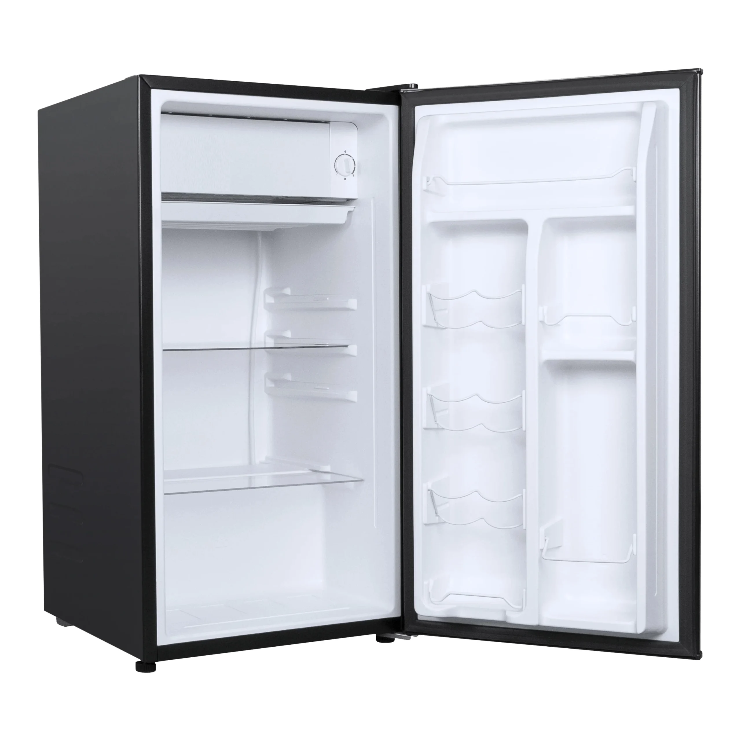 Galanz 3.3 Cu Ft One Door Mini Fridge, Black - Image 3