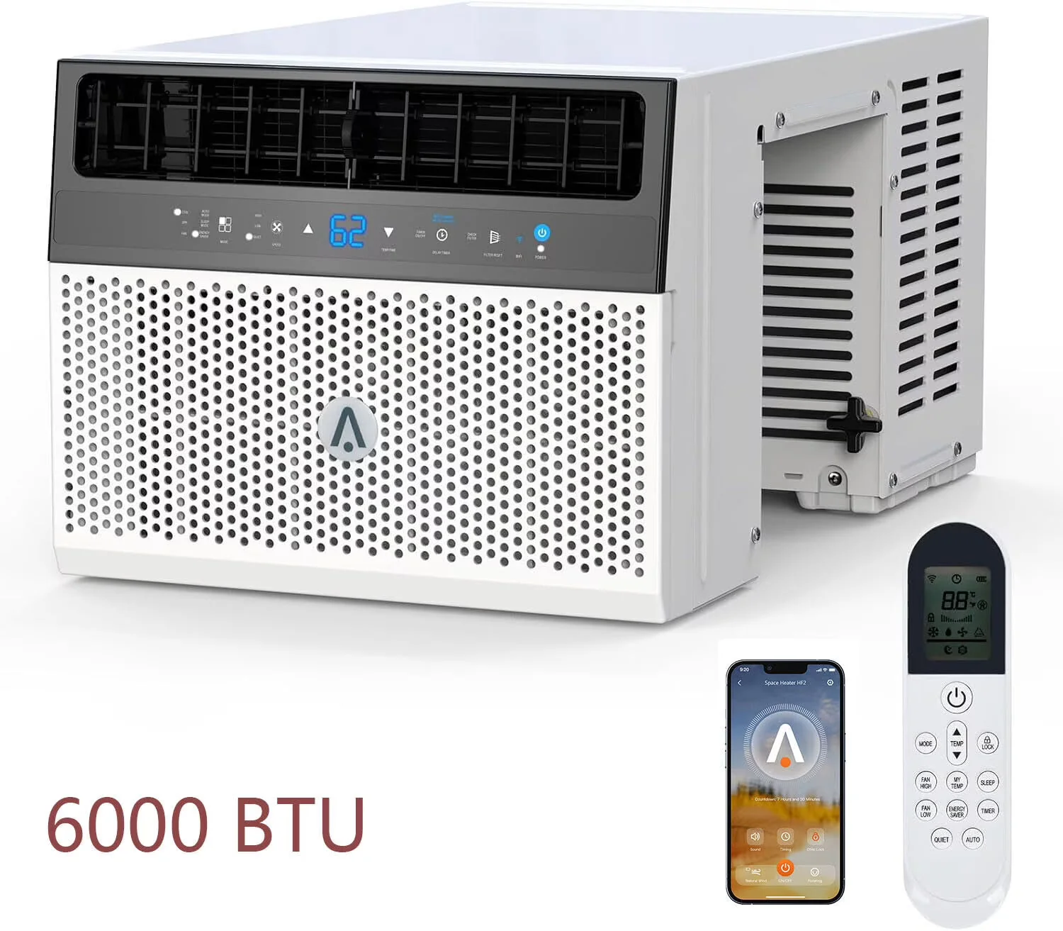 Window Air Conditioner 8000 BTU Up To 370 Sq. Ft. With Remote And App Control - Image 2