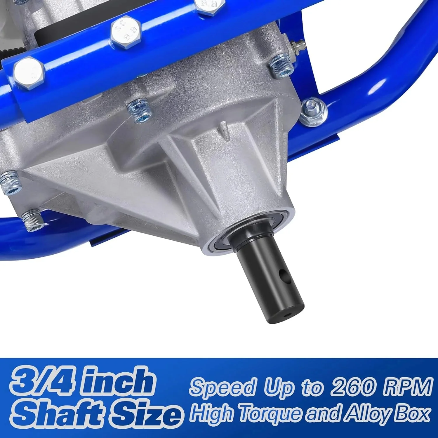 Post Hole Digger Gas Powered, 52cc 2.4 HP 2 Stroke Engine Earth Auger with 8" Drill Bit, EPA Compliant Post Hole Auger - Image 4