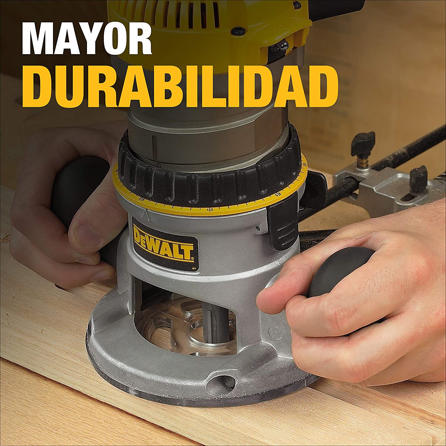 DEWALT Router, Fixed Base, 1-3/4-HP (DW616) , Yellow - Image 5