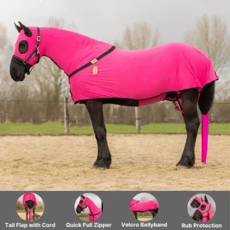 Horse Full Body Slinky With Full Zipper Face - Lycra Material, 11 Colors