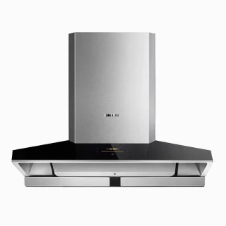 FOTILE Wall Mount Range Hood, 36 in. 1100 CFM, 2 LED Lights, Stainless Steel - Perimeter Vent Series