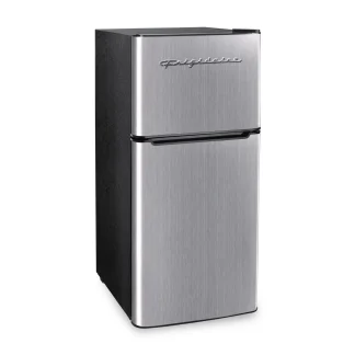 Frigidaire 4.5 Cu. Ft. 2-Door Compact Refrigerator With Chrome Trim - EFR451, Platinum