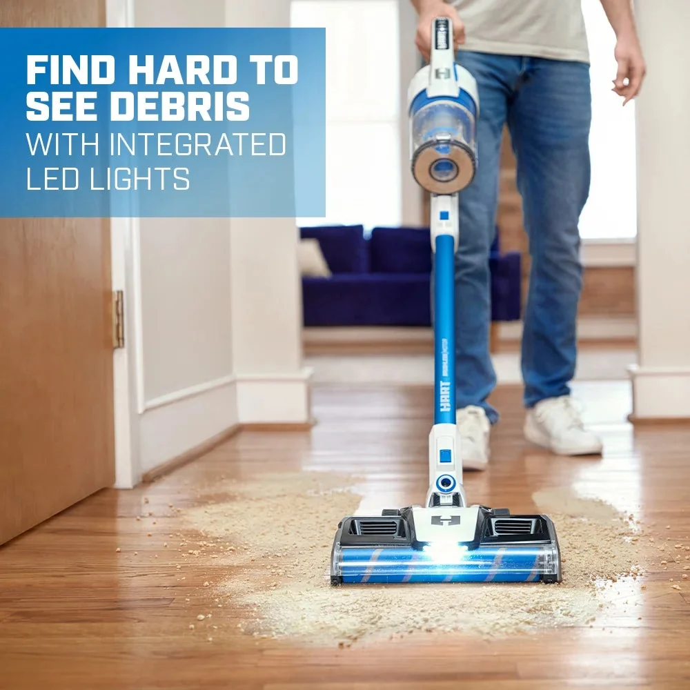 HART 20-Volt Dual Brushroll Stick Vacuum Kit With 4.0 Ah Lithium-Ion Battery - Image 5