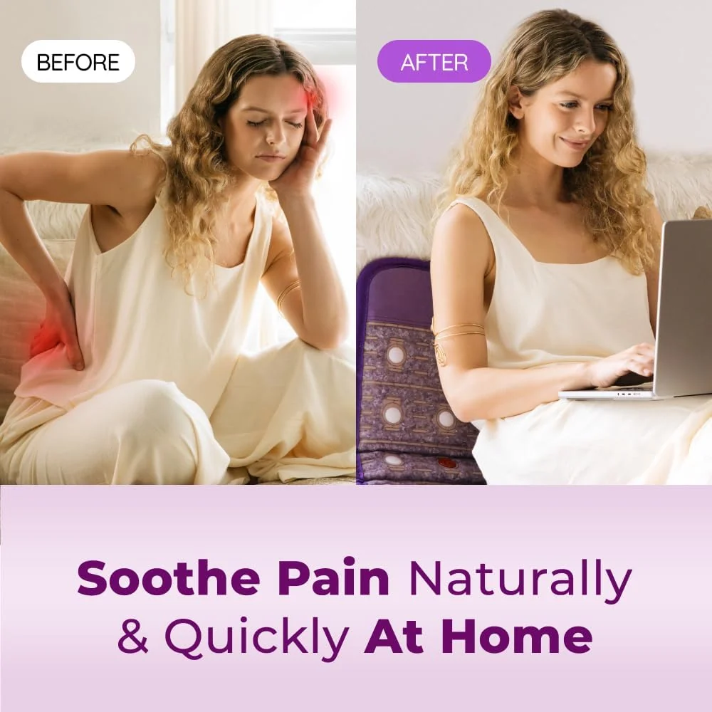 Sparkle Mats Infrared Heating Mat With Red Light Therapy, Mini-Size - 660nm - Image 5