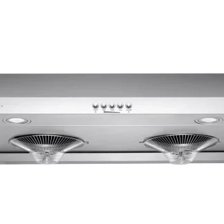 Hauslane Under Cabinet Range Hood 30-inch Full Stainless Steel, Fits 6 Inch Round Ducts - C100