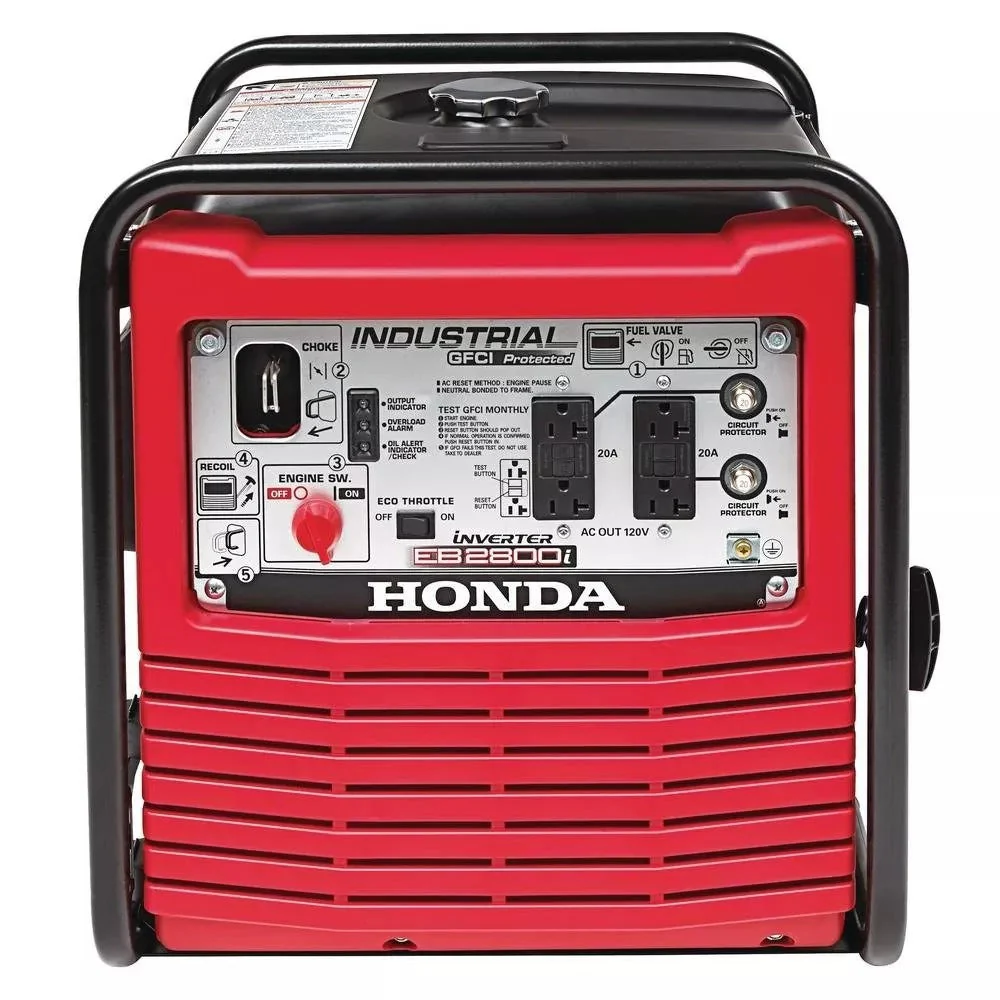 2,800-Watt Gasoline Powered Portable Industrial Inverter Generator - Image 2