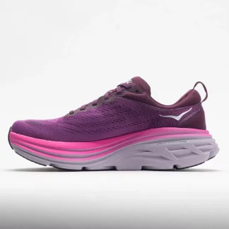 Women's Running Shoes Beautyberry/Grape Wine - Bondi 8