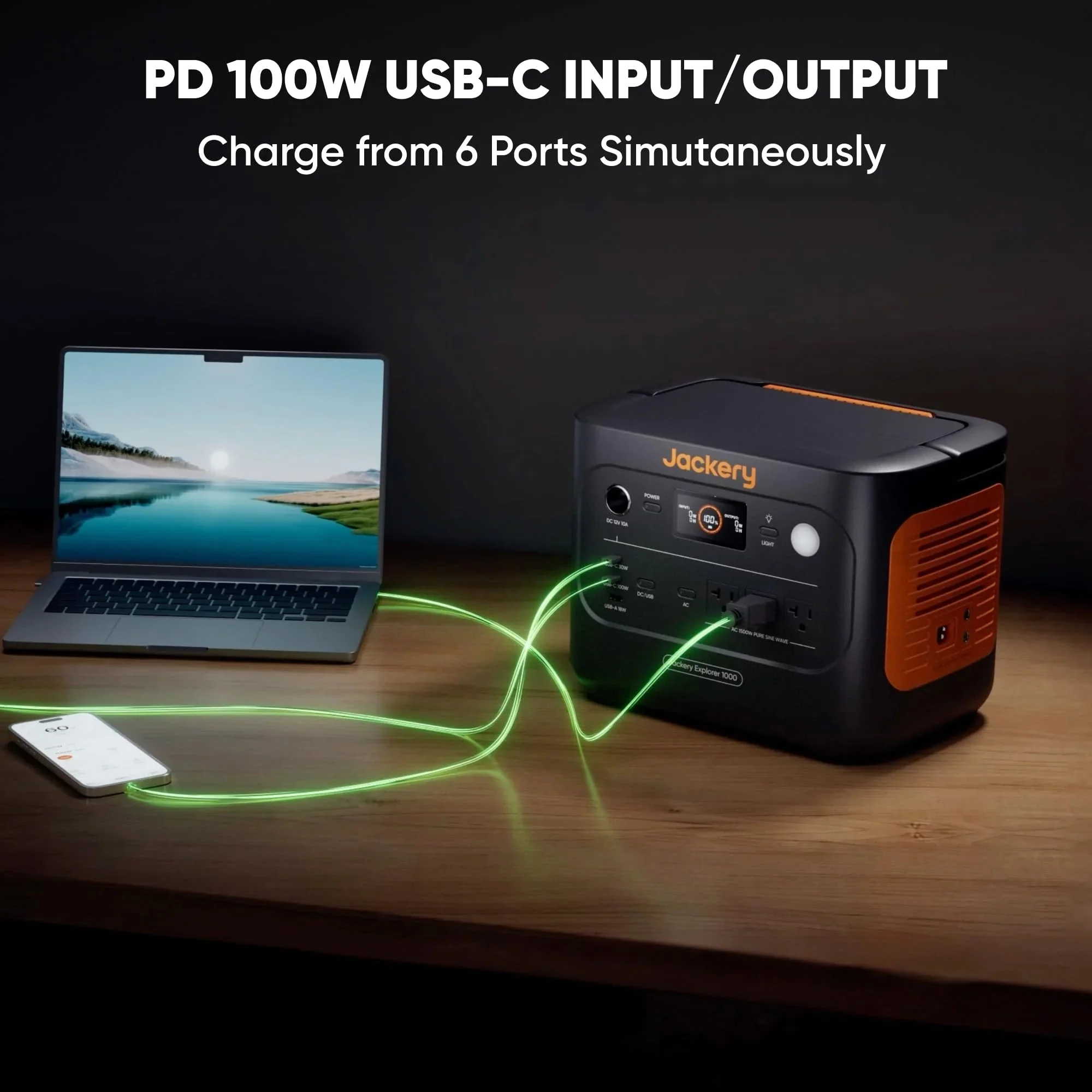 1000Wh Portable Power Station - Model 1000 v2 - Image 2