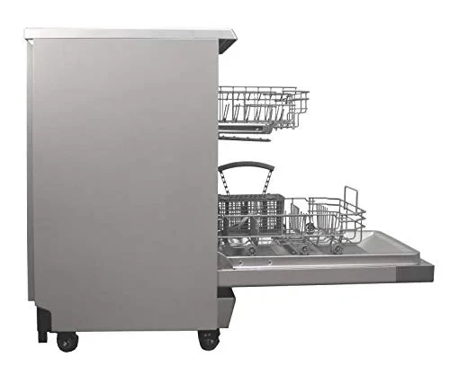 SPT Portable Dishwasher, 18 inch, Stainless Steel, 8 Place Settings, 52 dB - Image 2
