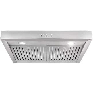 Cosmo Under-Cabinet Range Hood, 30-Inch, Silver - UC30