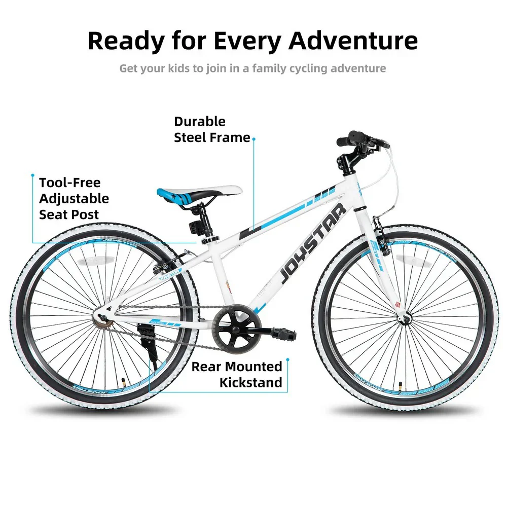 JOYSTAR Lubbock 20" 24" Kids Mountain Bike Single Speed Bicycle - Image 21